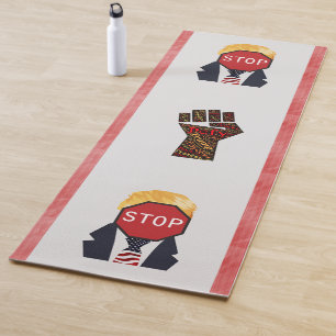 Stoppt Trump Yoga Mat Yogamatte