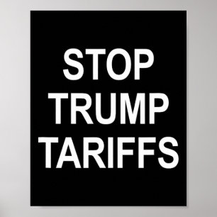 Stoppt Trump-Zölle -  Poster