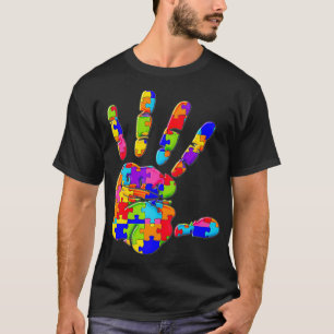 Stoppt Ungerechtigkeit Rassismus Jigsaw Autism Puz T-Shirt