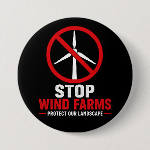 Stoppt Windparks, schützt unsere Landschaft Button