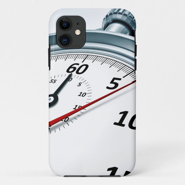 Stoppuhr Case-Mate iPhone Hülle (Rückseite)