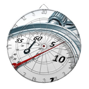 Stoppuhr Dartscheibe