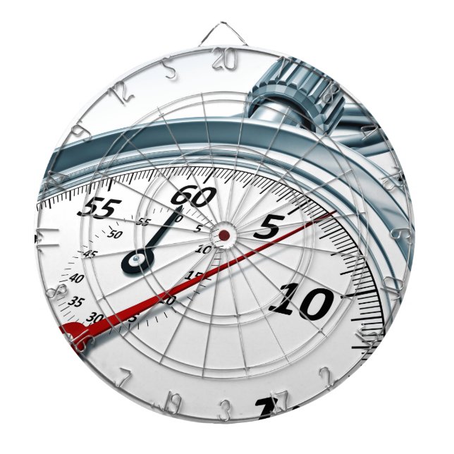 Stoppuhr Dartscheibe (vorne)