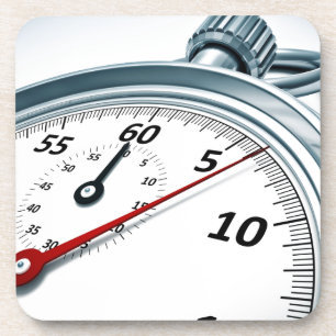 Stoppuhr Getränkeuntersetzer