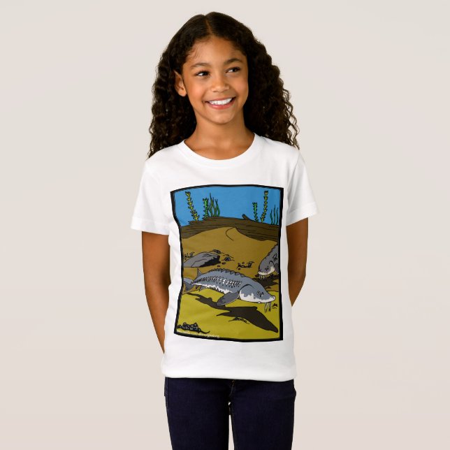 STÖR-FARBSEITE & SCHILDEN - Mädchen T-Shirt (Vorne ganz)