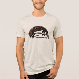 Stör mich nicht, ich bin am Monsterisieren! Tri-Blend Shirt