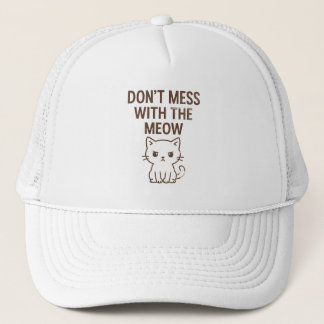 Stör' nicht die Meow-Baseballkappe Truckerkappe