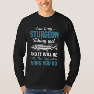 Stör-Speer-Fischköder für Stör-Angler T-Shirt