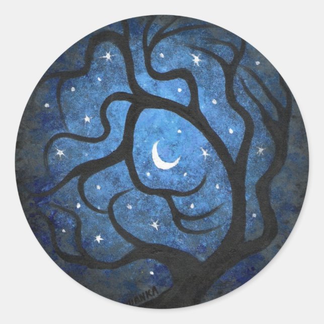 Störbaum Runder Aufkleber (Vorderseite)