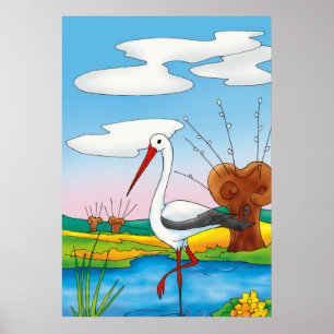 Storch   Adortable Animal Poster