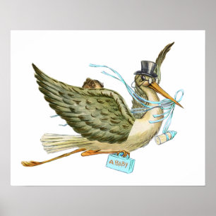 STORCH BABY JUNGE SHOWER POSTER