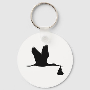 Storch - Baby Schlüsselanhänger
