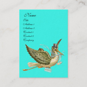 STORCH BABY SHOWER VISITENKARTE