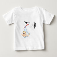 Storch Carry Baby Funny Baby T - Shirt