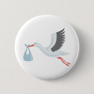 Storch der Lieferung Button