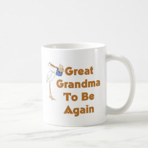 Storch-große Großmutter, zum wieder zu sein Tasse