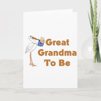 Storch große Oma zu sein Karte