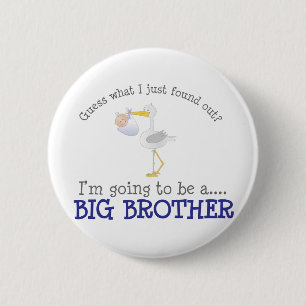 Storch-großer Bruder Button