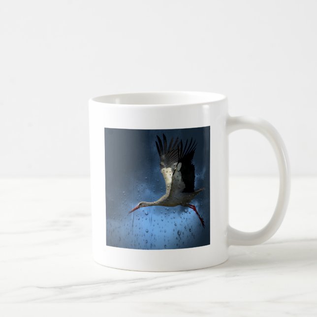 Storch Kaffeetasse (Rechts)
