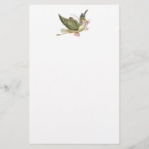 STORCH-MÄDCHEN-BABY-SPRITZE BRIEFPAPIER