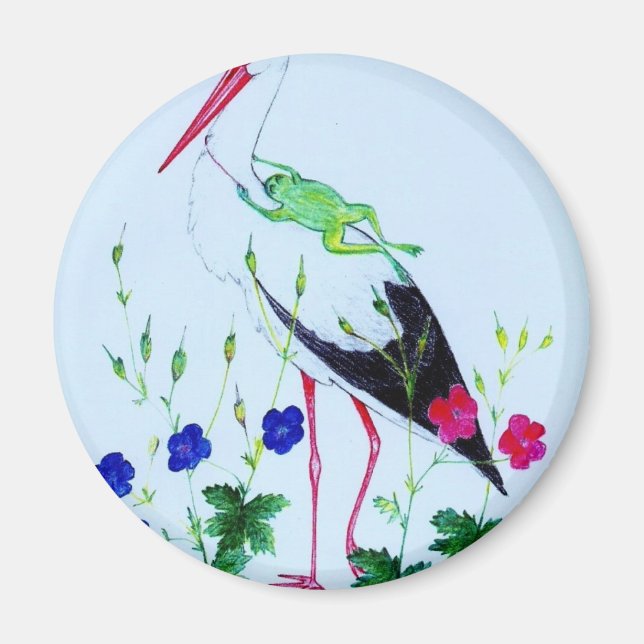Storch Magnet (Vorne)