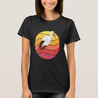 Storch Retro Sunset Bird Storys