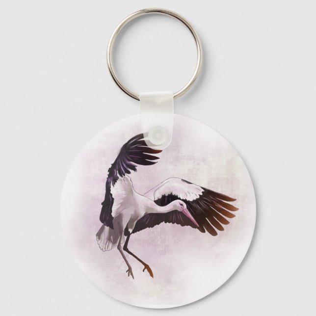 Storch Schlüsselanhänger (Vorderseite)