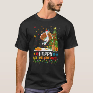 Storch Vogel Glücklicher Storch Hellothanksmas T-Shirt