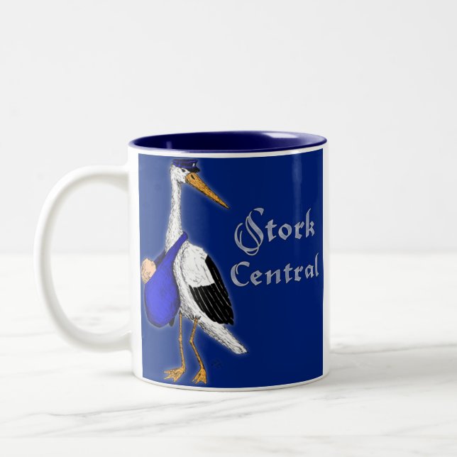 Storch-ZentralTasse Zweifarbige Tasse (Links)
