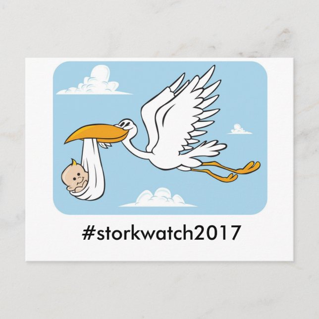 Storchenwache Postkarte (Vorderseite)