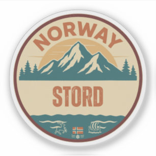 Stord, Norwegen Norwegen Aufkleber
