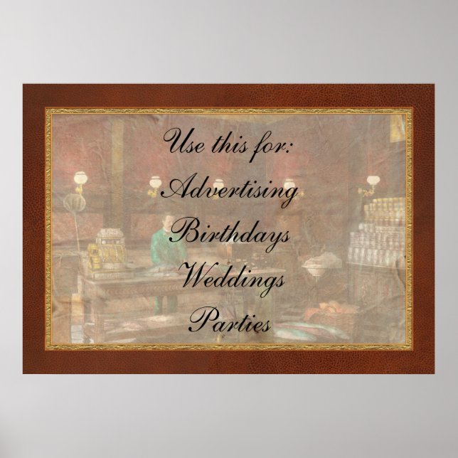 STORE - FISH - C. Lindenberg Hollieferont Poster (Vorne)