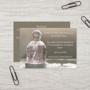 Store/Hersteller/Design Parfümflasche Visitenkarte