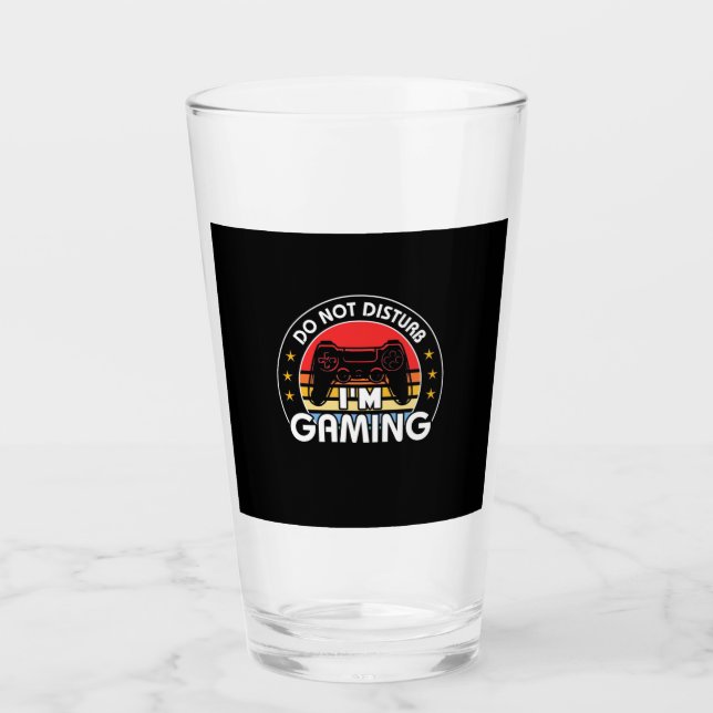 Störe nicht, dass ich spiele glas (Vorderseite)