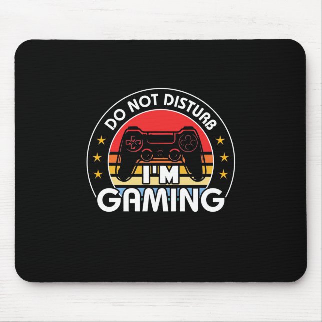 Störe nicht, dass ich spiele mousepad (Vorne)