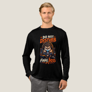 Störe-nicht-Endgegner-Igel-Gamer-Shirt Tri-Blend Shirt