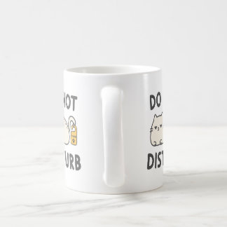 Störe Nicht Katze Lustiges Introvertiertes T-Shirt Kaffeetasse