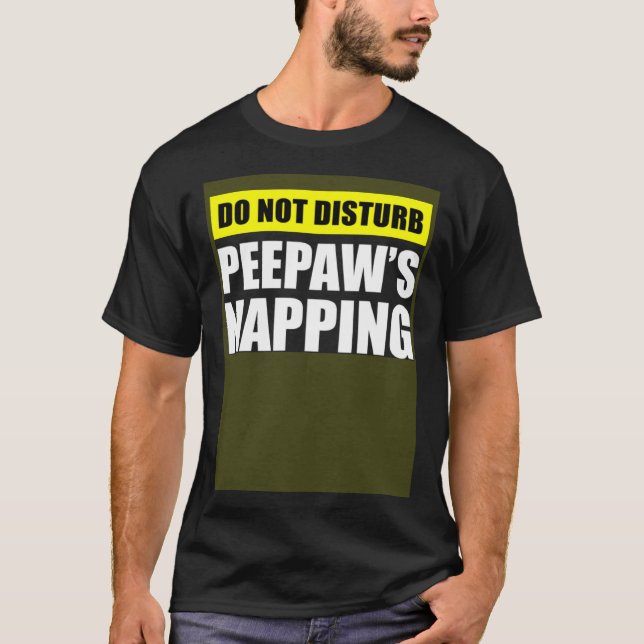 Störe Opa beim Nickerchen nicht T-Shirt (Vorderseite)