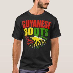 Storecastle Guyanese Roots Guyana Pride Flag Gesch T-Shirt
