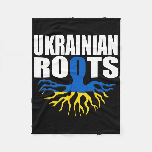 Storecastle Ukraine Roots Ukrainische Flagge Gesch Fleecedecke (Vorderseite)