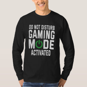 Stören Sie den Gaming-Modus des aktivierten Videos T-Shirt