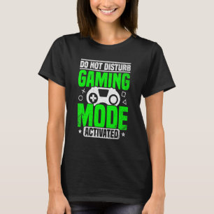 Stören Sie den Gaming-Modus des aktivierten Videos T-Shirt