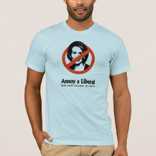 Stören Sie einen Liberalen - Arbeit stark. Folgen T-Shirt