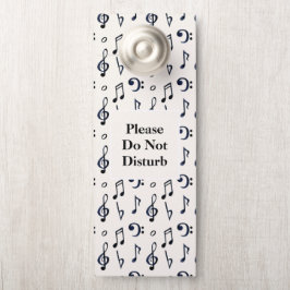 Stören Sie nicht das Muster Niedlicher musikalisch Türanhänger