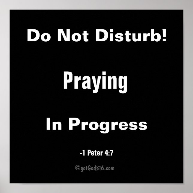 Stören Sie nicht gotGod316.com Poster (Vorne)