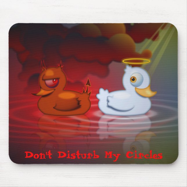 Stören Sie nicht meine Kreise Mousepad (Vorne)