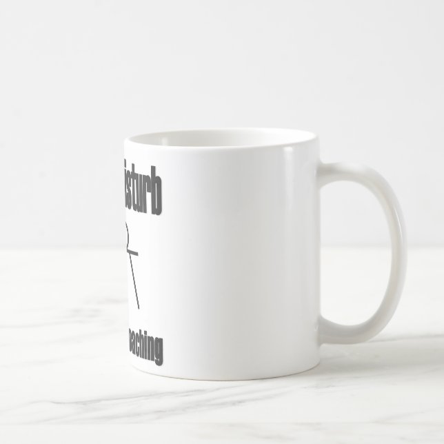 Stören Sie nicht Prüfungs-Tasse Tasse (Rechts)