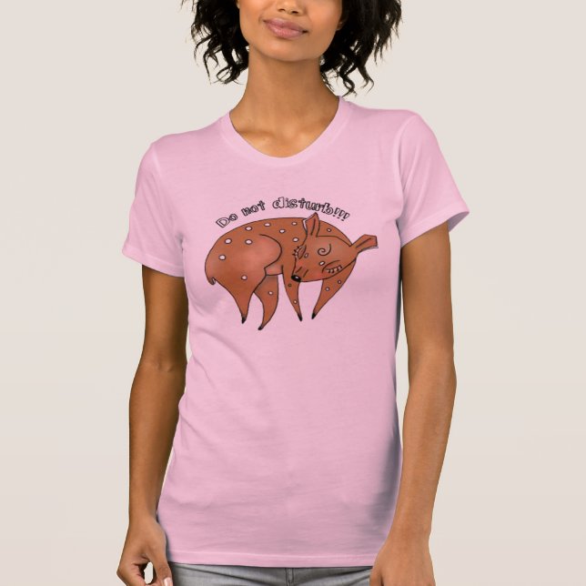 Stören Sie nicht Rotwild-Behälter T-Shirt (Vorderseite)