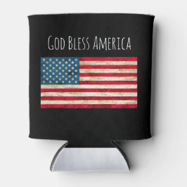 Störende amerikanische Fahne Kann oder Flasche Coo Dosenkühler