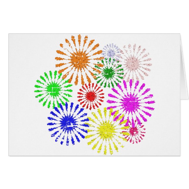 Störende Blume Burst (Vorderseite (Horizontal))
